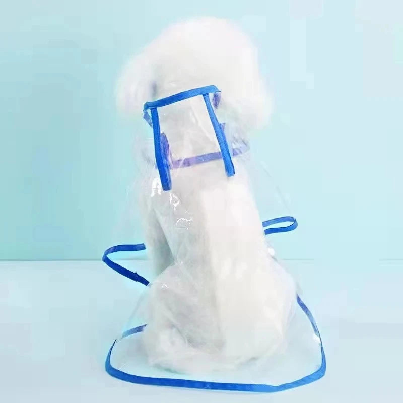 Pet Dog Puppy Transparent Rainwear Waterproof