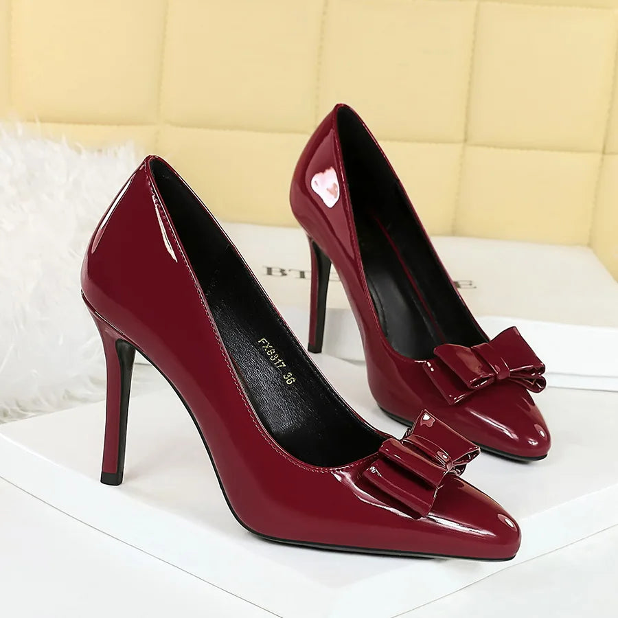 High Heels Lady Korean Style Fashions Toe Shoes