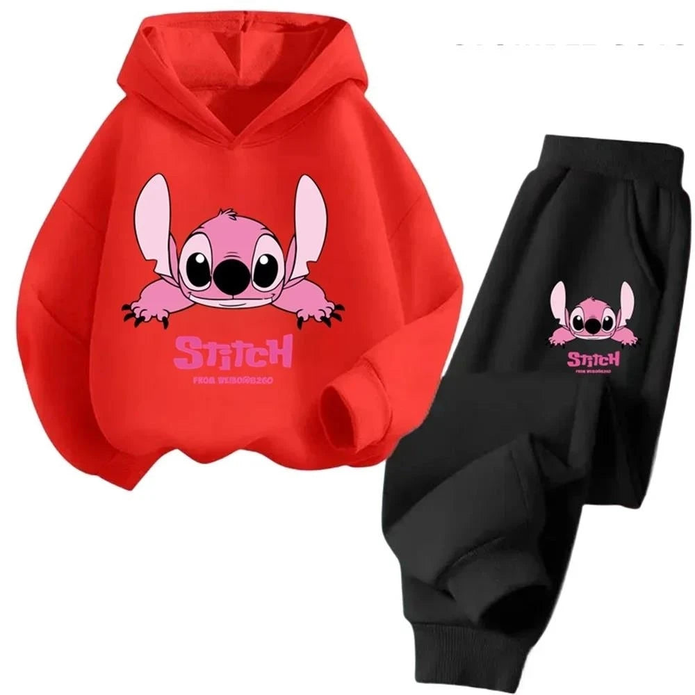 Stitch Kawaii Fashion Pullover Sweatshirti Girls Boy and Kids