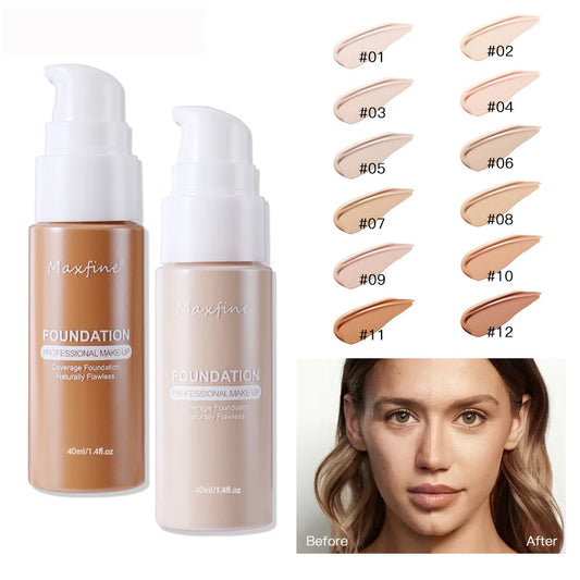 Liquid Foundation Concealer Waterproof Sweat-resistant Makeup