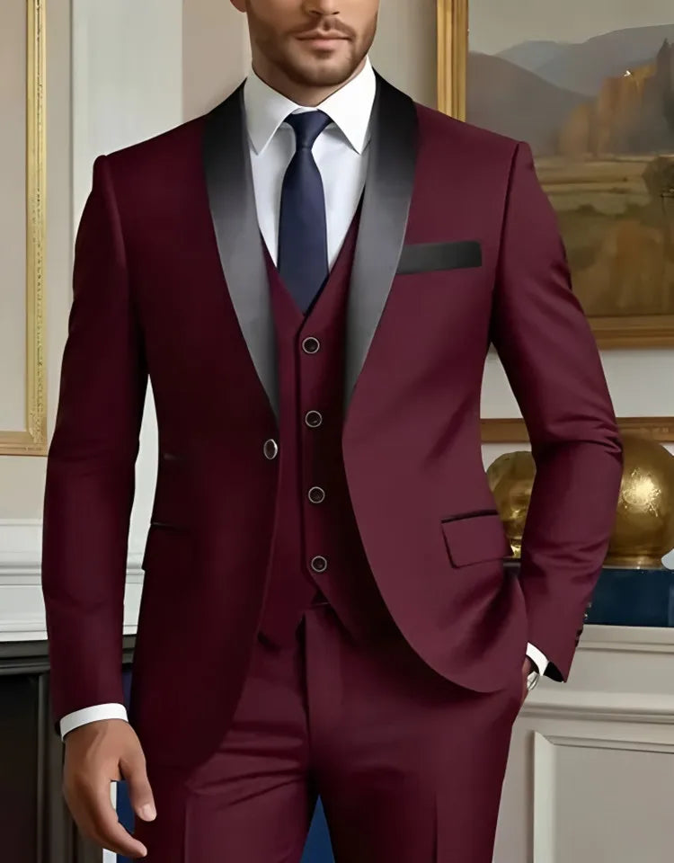 Elegant Men's Suit Sets- Slim Fit