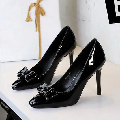 High Heels Lady Korean Style Fashions Toe Shoes