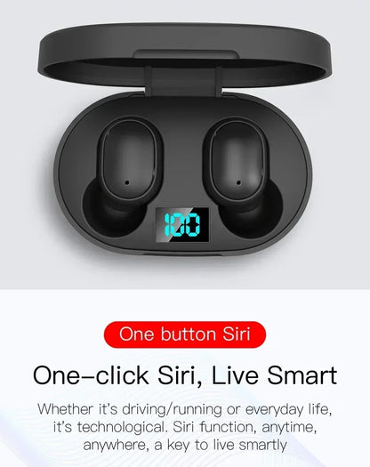 E6S Wireless Bluetooth Earphones with Microphone Headphones