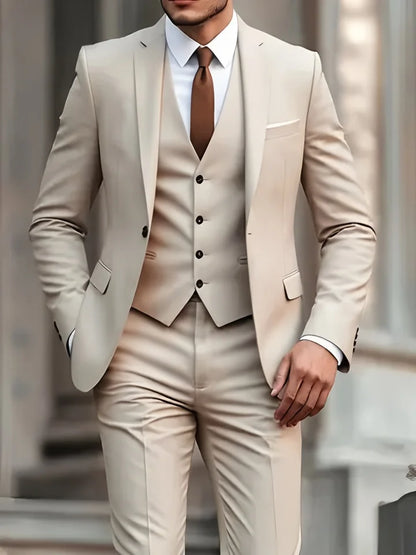 Elegant Men's Suit Sets- Slim Fit