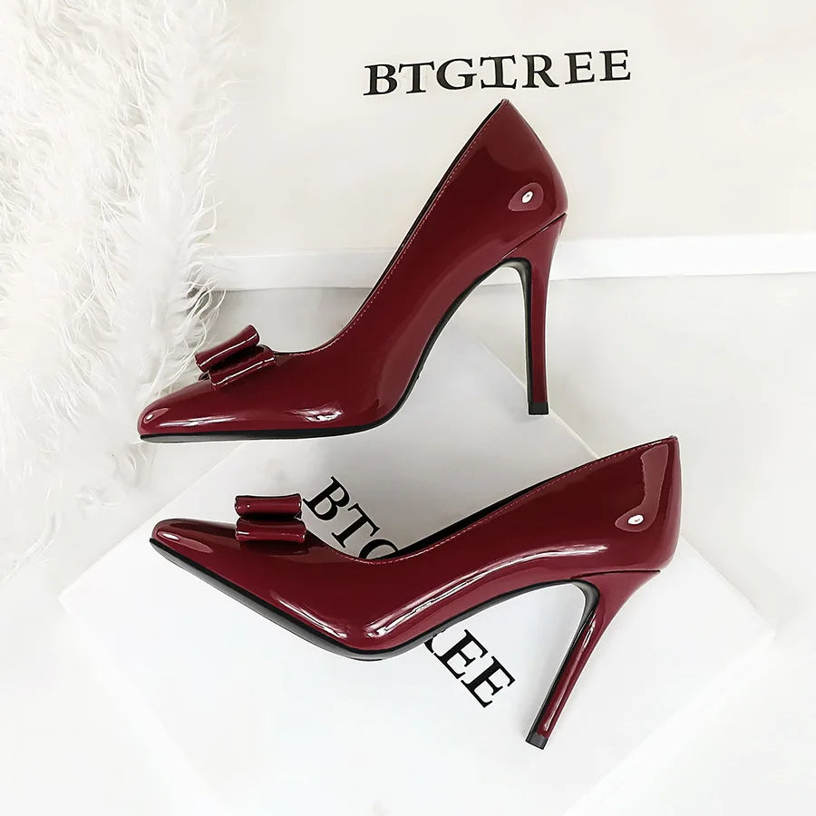 High Heels Lady Korean Style Fashions Toe Shoes