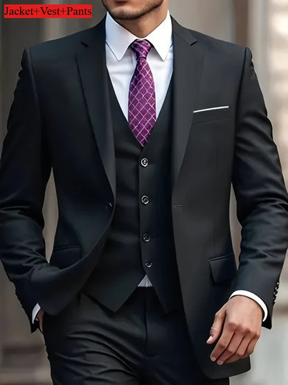 Elegant Men's Suit Sets- Slim Fit