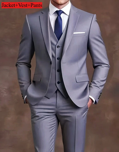 Elegant Men's Suit Sets- Slim Fit