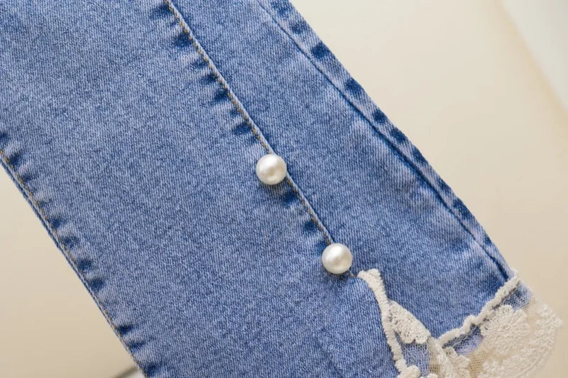 Girls' Jeans New Casual 3-12  Denim Pants