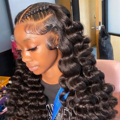 Full Deep Water Wave Lace Frontal Wig