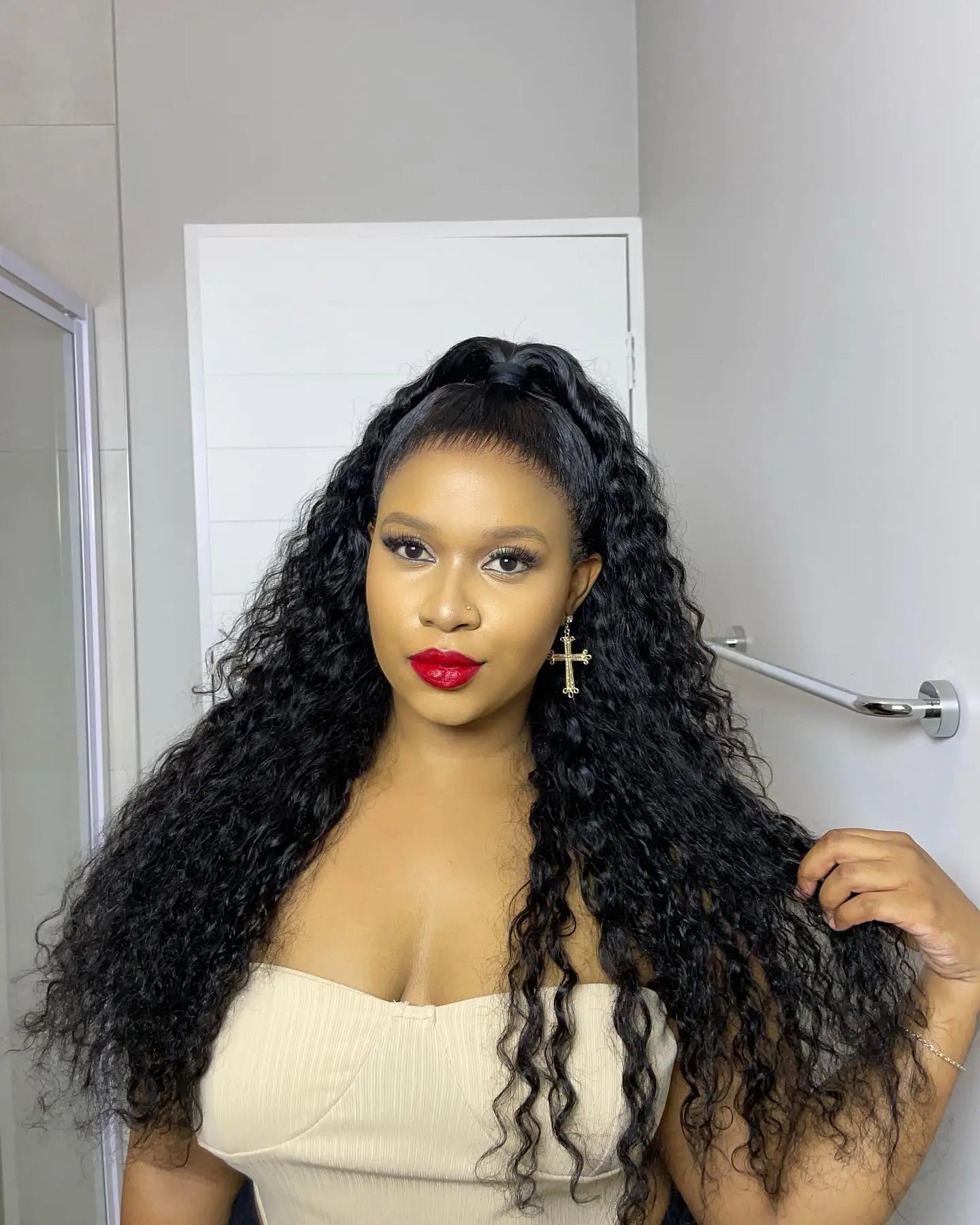Deep Wave Frontal Wig  Glueless