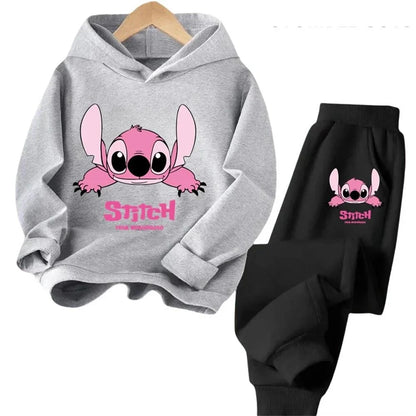 Stitch Kawaii Fashion Pullover Sweatshirti Girls Boy and Kids