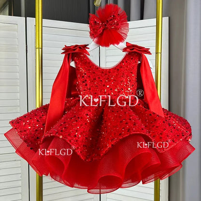 Light luxury baby girl beauty pageant dress