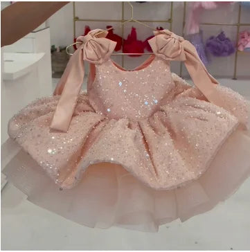 Light luxury baby girl beauty pageant dress