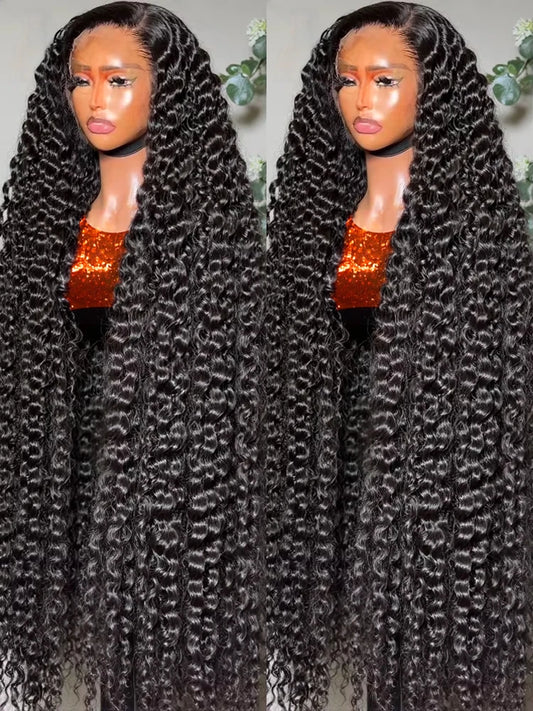 Deep Wave Frontal Wig  Glueless