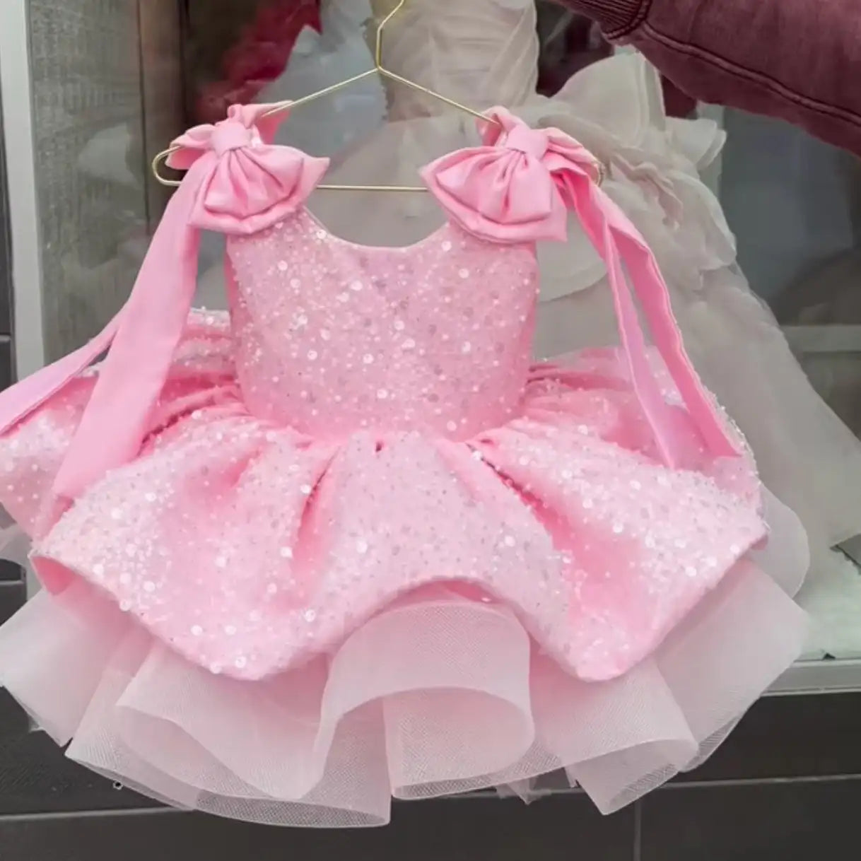 Light luxury baby girl beauty pageant dress