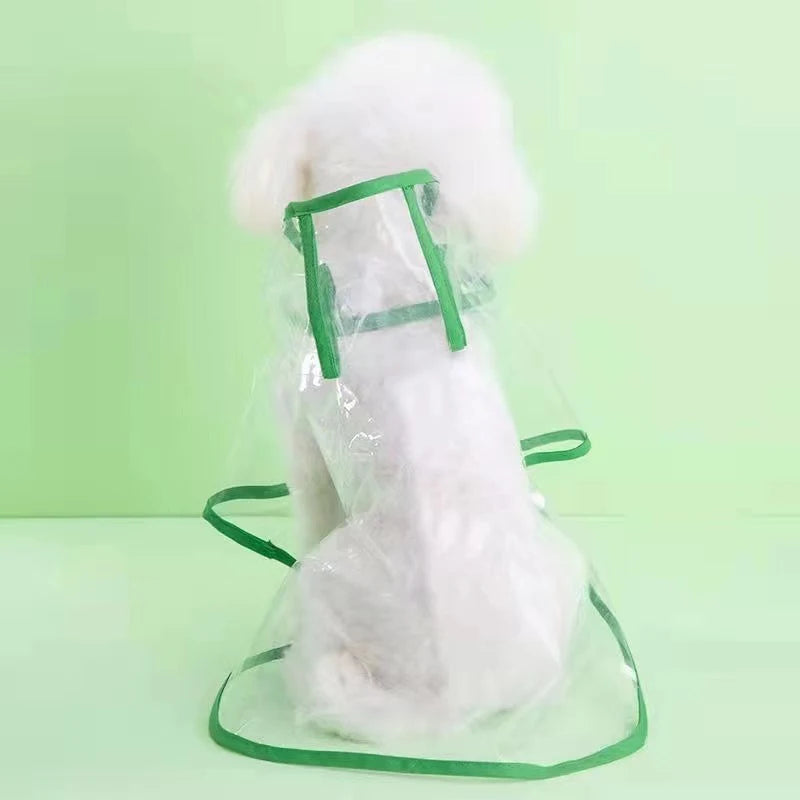 Pet Dog Puppy Transparent Rainwear Waterproof