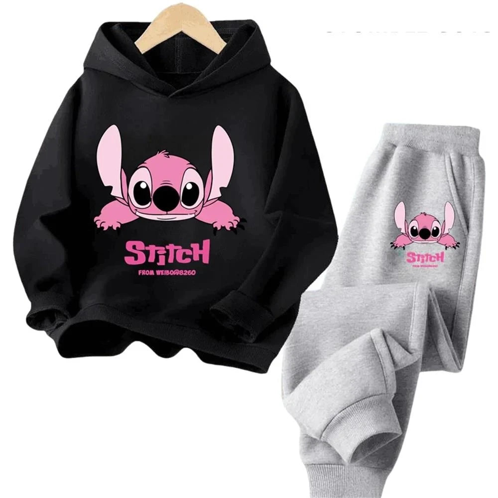 Stitch Kawaii Fashion Pullover Sweatshirti Girls Boy and Kids