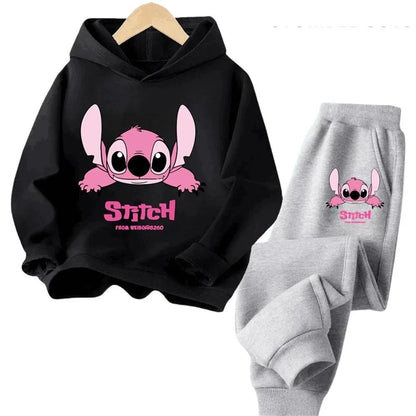 Stitch Kawaii Fashion Pullover Sweatshirti Girls Boy and Kids