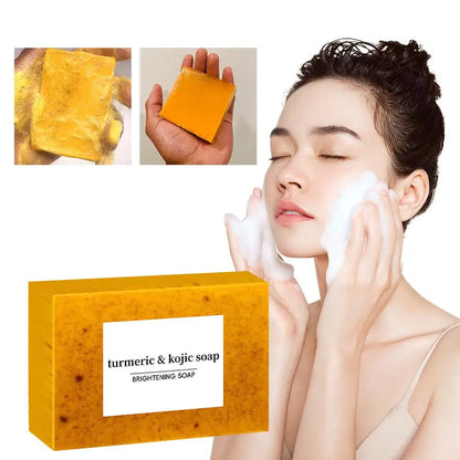 100g Turmeric Hand Made Soap, Lemon Kojic Acid