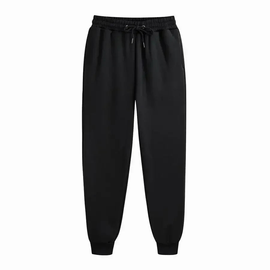 Mens Casual Pants Autumn Winter Fleece