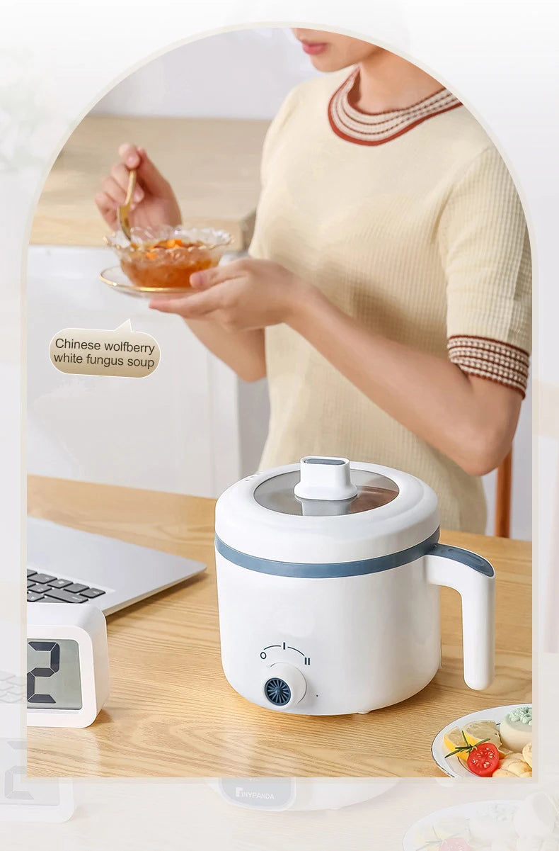 1.7L Electric Rice Cooker Single Double  Pot For Home