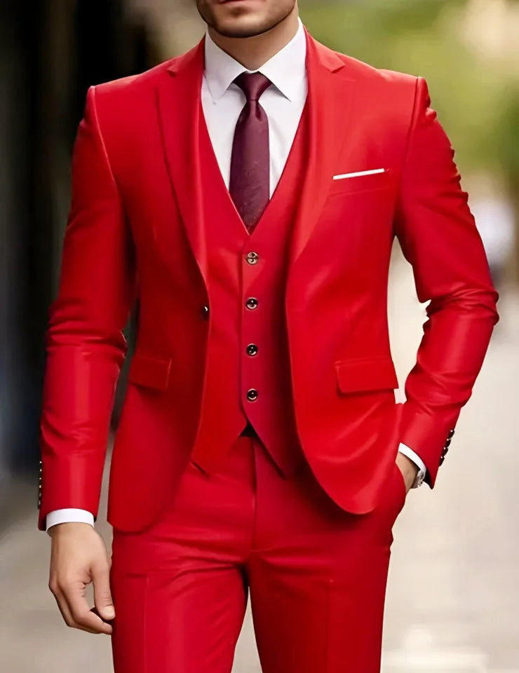 Elegant Men's Suit Sets- Slim Fit
