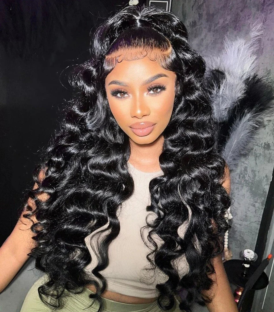 Full Deep Water Wave Lace Frontal Wig