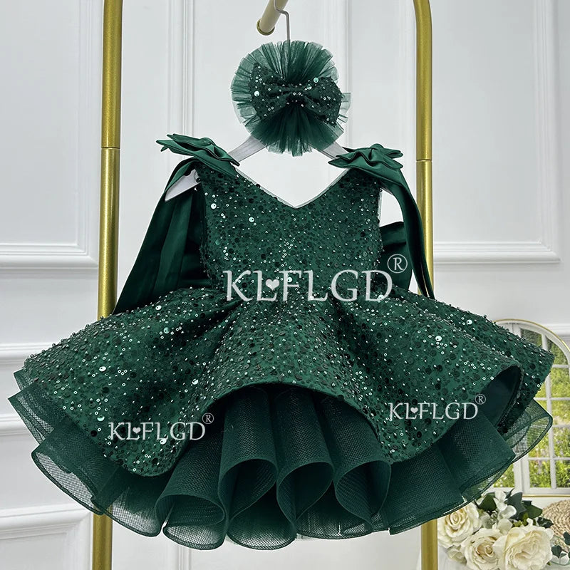 Light luxury baby girl beauty pageant dress