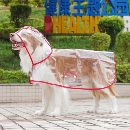 Pet Dog Puppy Transparent Rainwear Waterproof