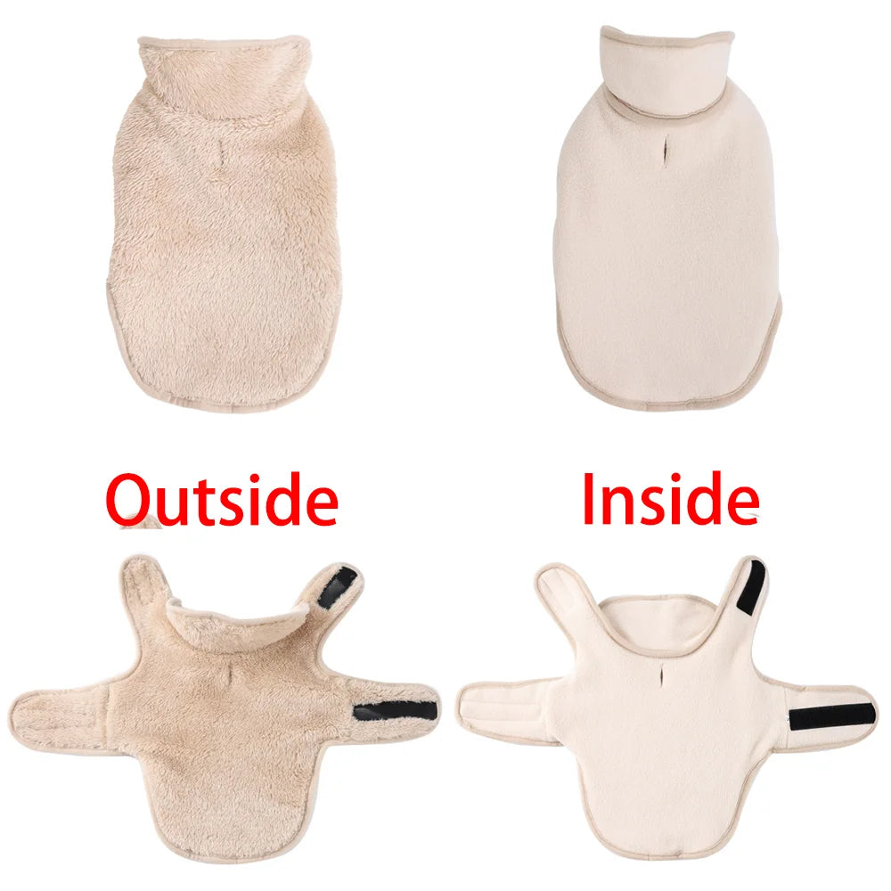 Vest For Winter Warm Fleece Pet Coat & cat