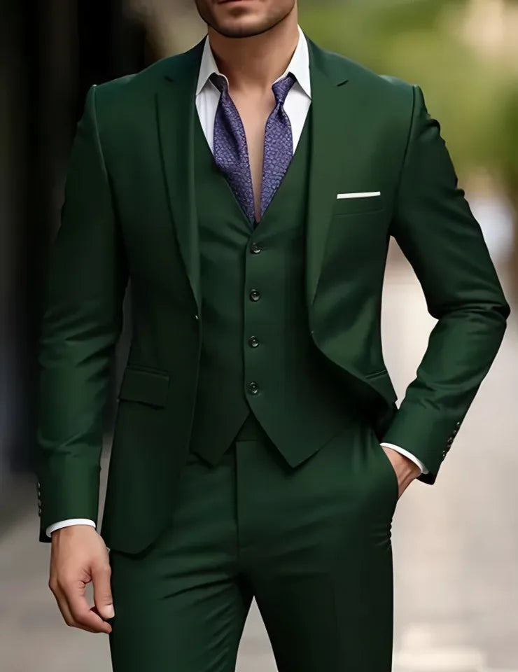 Elegant Men's Suit Sets- Slim Fit