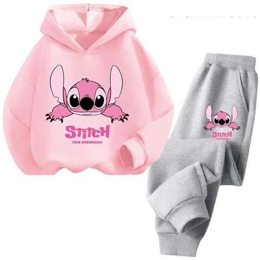 Stitch Kawaii Fashion Pullover Sweatshirti Girls Boy and Kids