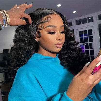 Full Deep Water Wave Lace Frontal Wig