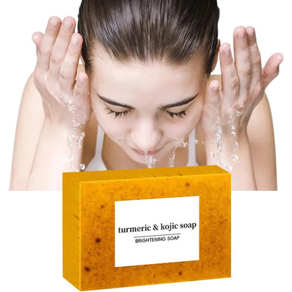100g Turmeric Hand Made Soap, Lemon Kojic Acid