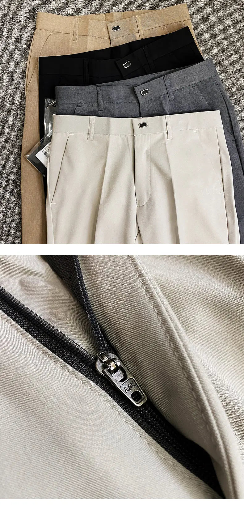 Stretch Slim Fashion New Men Clothing