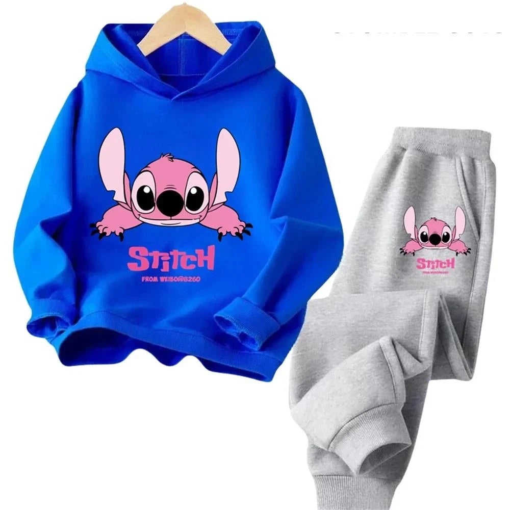 Stitch Kawaii Fashion Pullover Sweatshirti Girls Boy and Kids