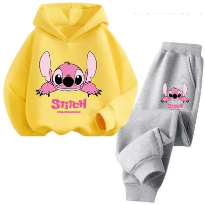 Stitch Kawaii Fashion Pullover Sweatshirti Girls Boy and Kids