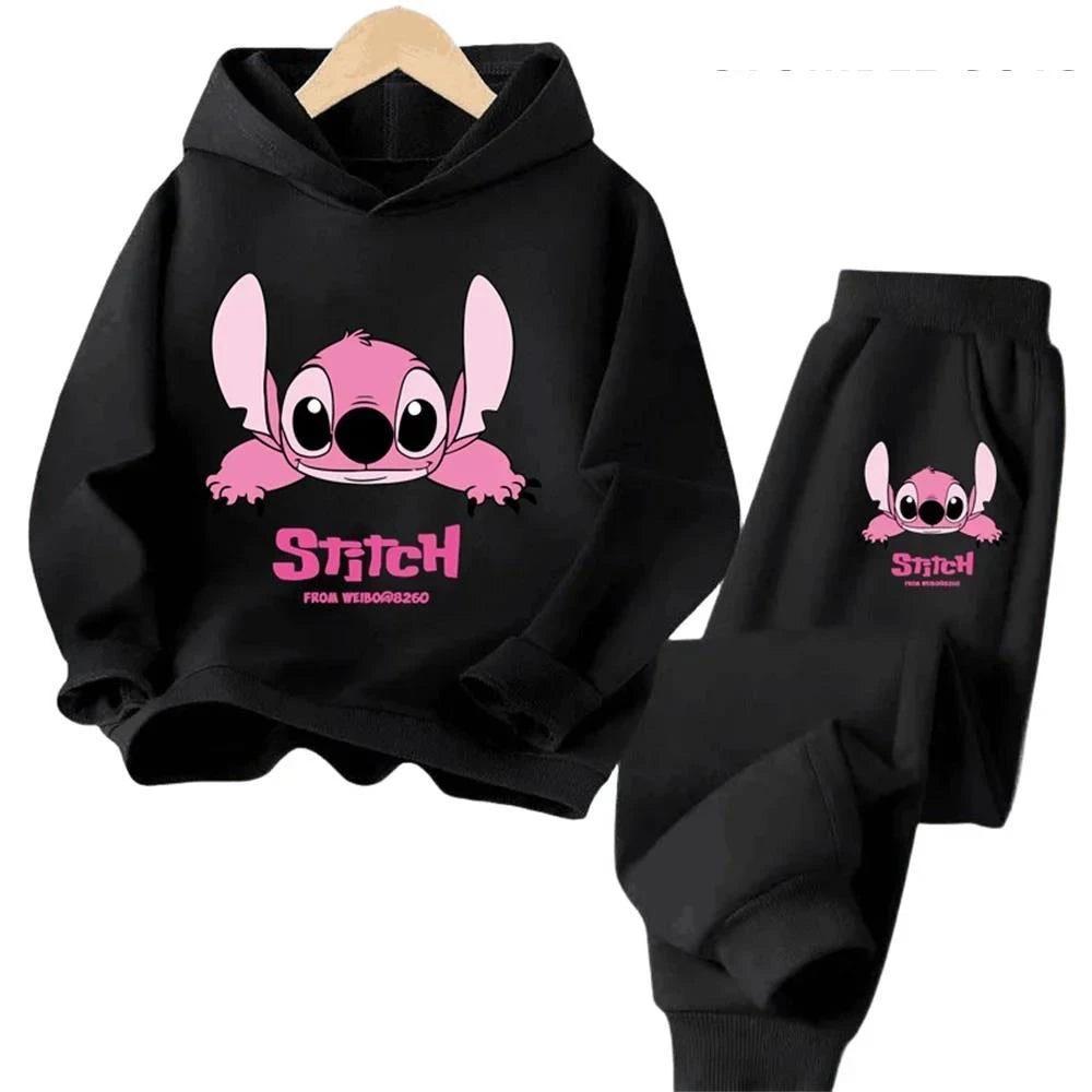 Stitch Kawaii Fashion Pullover Sweatshirti Girls Boy and Kids
