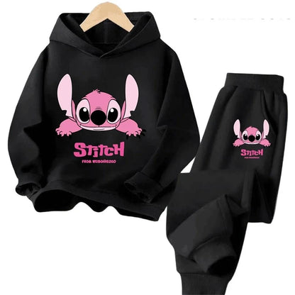 Stitch Kawaii Fashion Pullover Sweatshirti Girls Boy and Kids