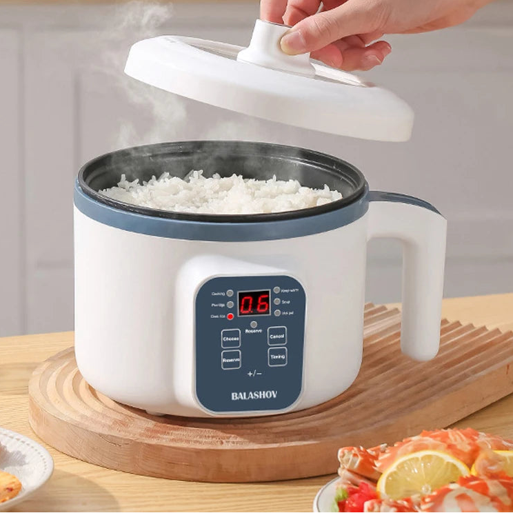 1.7L Electric Rice Cooker Single Double  Pot For Home