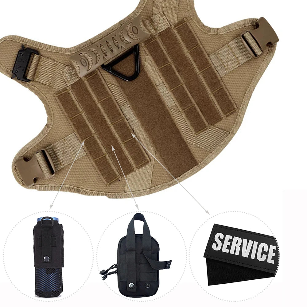 Military Large Dog Harness Accessories