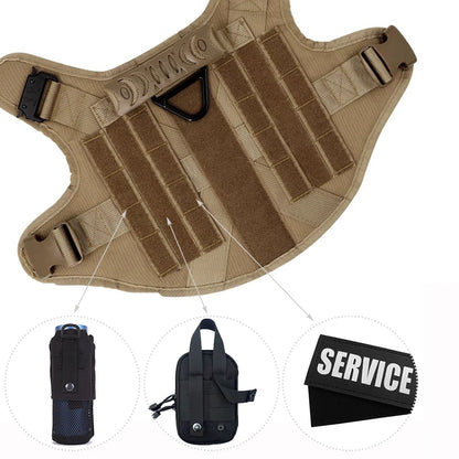 Military Large Dog Harness Accessories