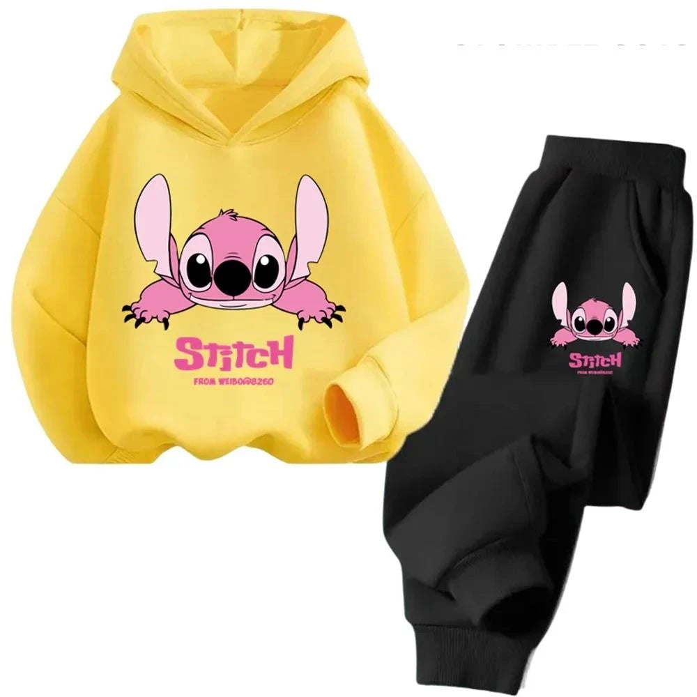 Stitch Kawaii Fashion Pullover Sweatshirti Girls Boy and Kids