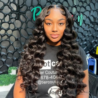 Full Deep Water Wave Lace Frontal Wig