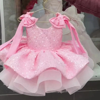 Light luxury baby girl beauty pageant dress