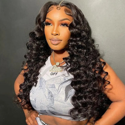 Full Deep Water Wave Lace Frontal Wig