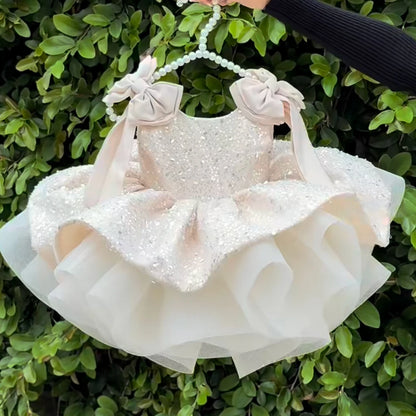 Light luxury baby girl beauty pageant dress