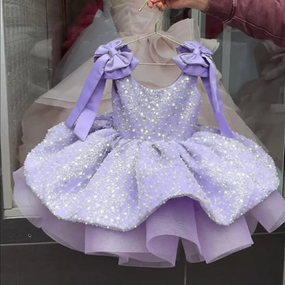 Light luxury baby girl beauty pageant dress