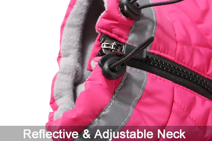 Waterproof Pet Jacket With Harness