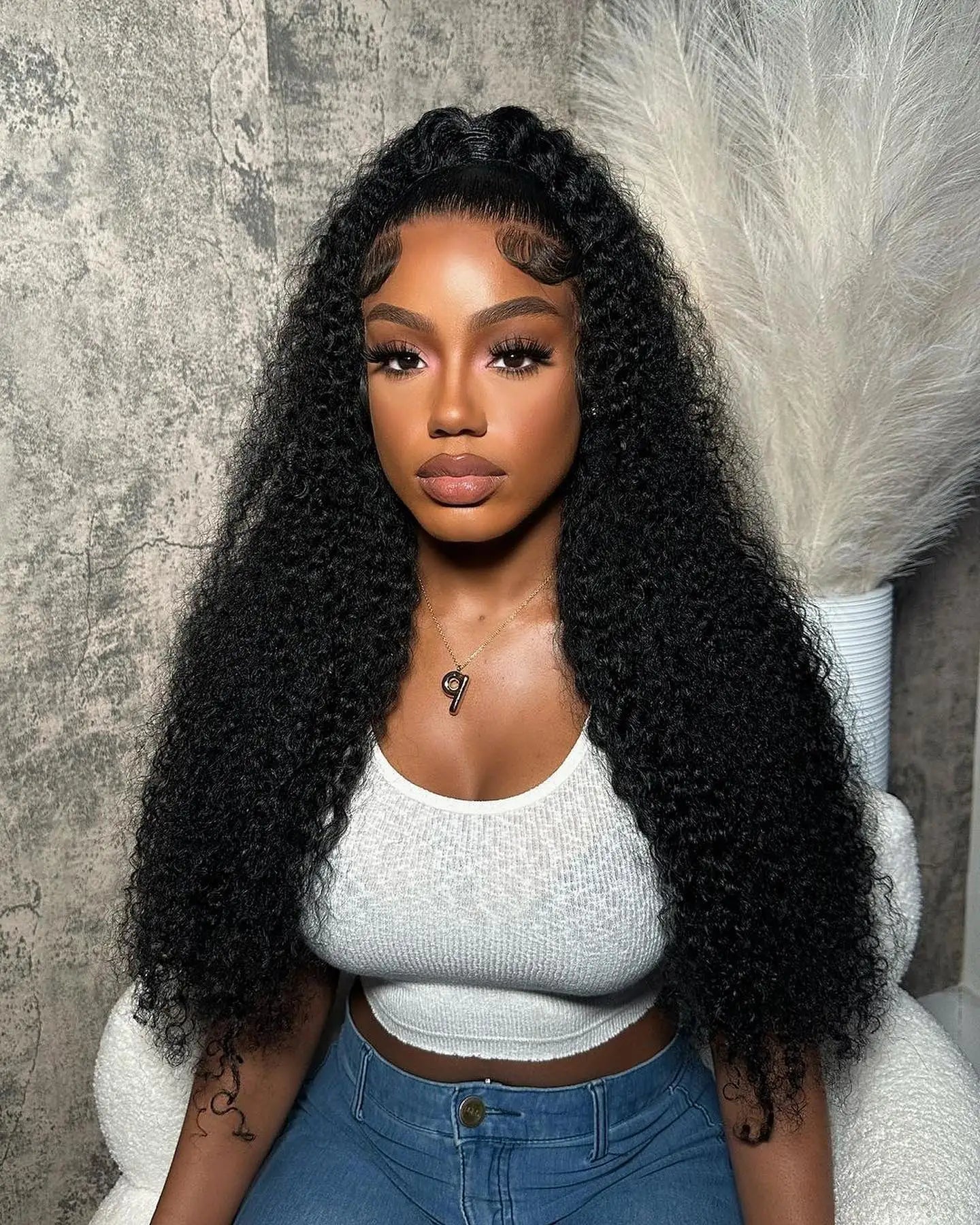Wig Brazilian 360 Full Curly Wigs